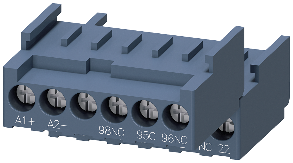 [Imagem do produto TERMINAIS DO CIRCUITO DE CORRENTE DE COMANDO 3RA61 TÉCNICA DE PARAFUSAMENTO 2 3RA69201B SIEMENS]
