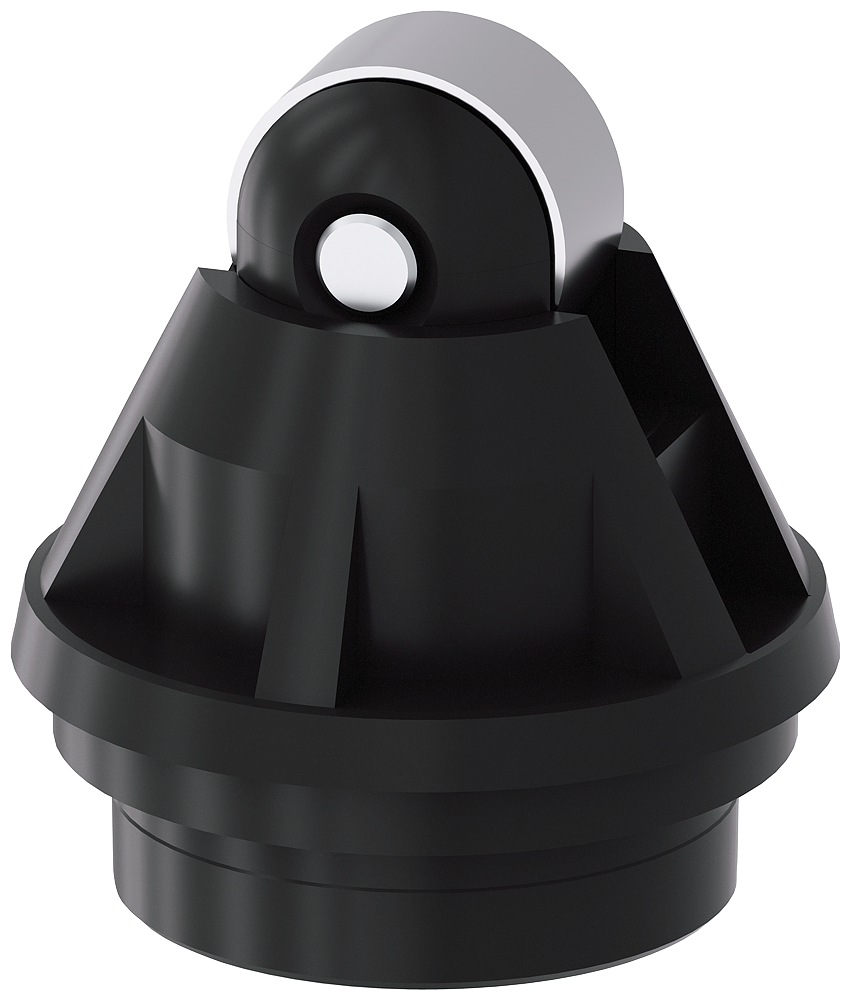 [Imagem do produto CABEÇOTE DE ACIONAMENTO PARA INTERRUPTOR DE POSIÇÃO 3SE51/52 FORMATO C, RODÍZ 3SE50000AD04 SIEMENS]