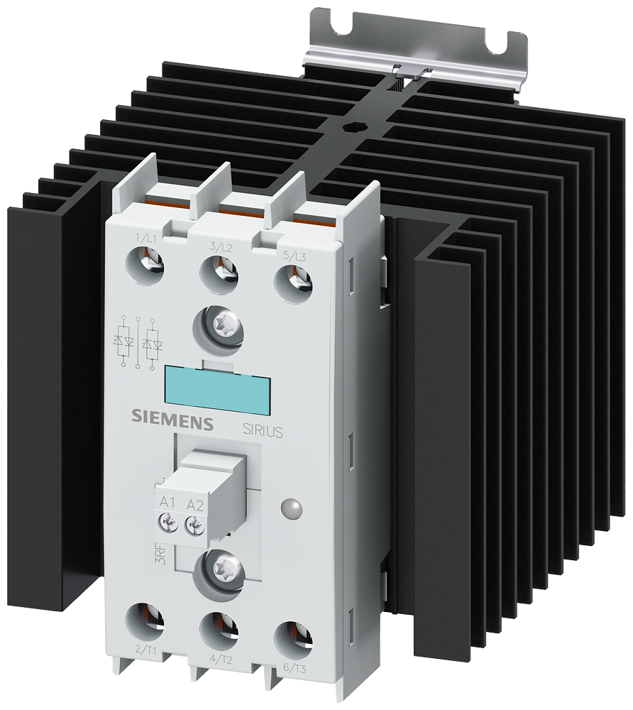 CONTATOR A SEMICONDUTOR 3RF2 TRIFÁSICO CA51 40A 48-600V/110V CA CONTROLADO P 3RF24401AB35 SIEMENS