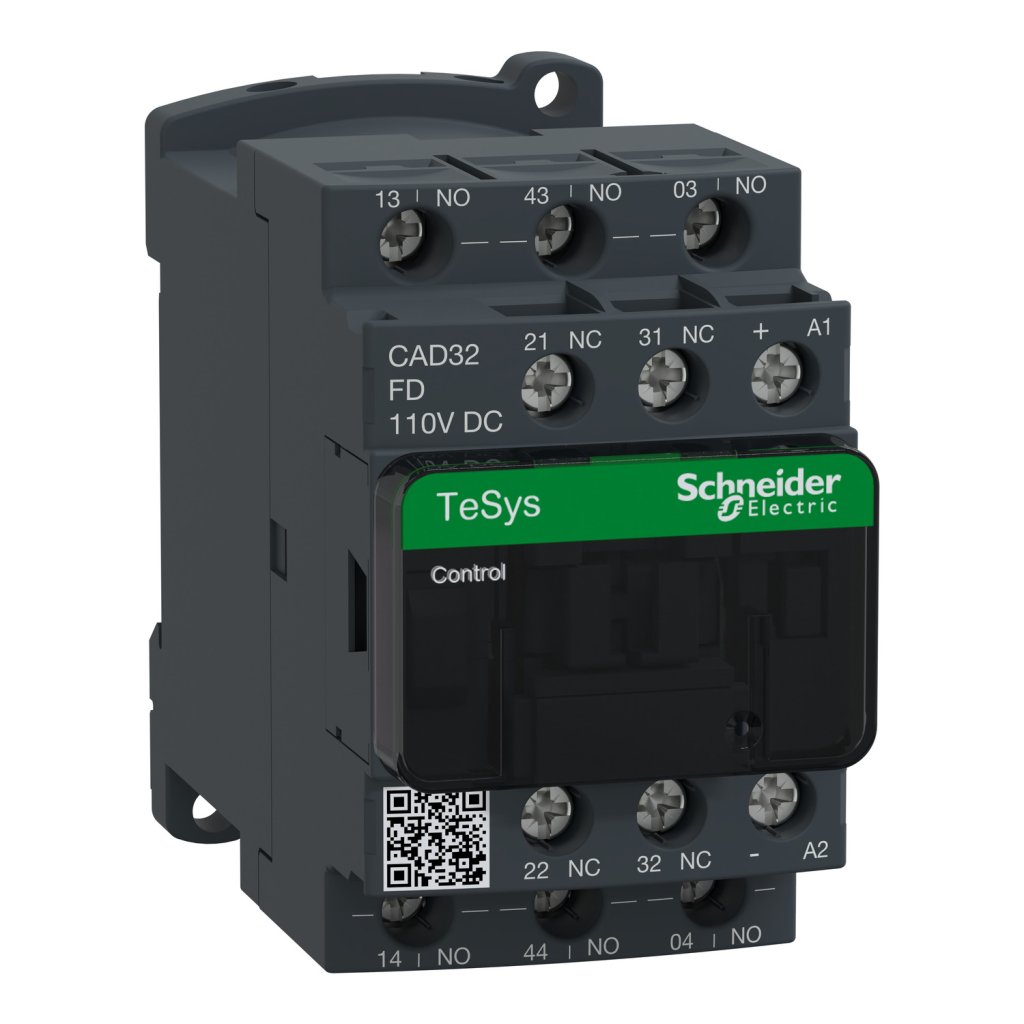 [Imagem do produto CONTATOR AUXILIAR TESYS D 3NA+2NF 110VCC CAD32FD SCHNEIDER]
