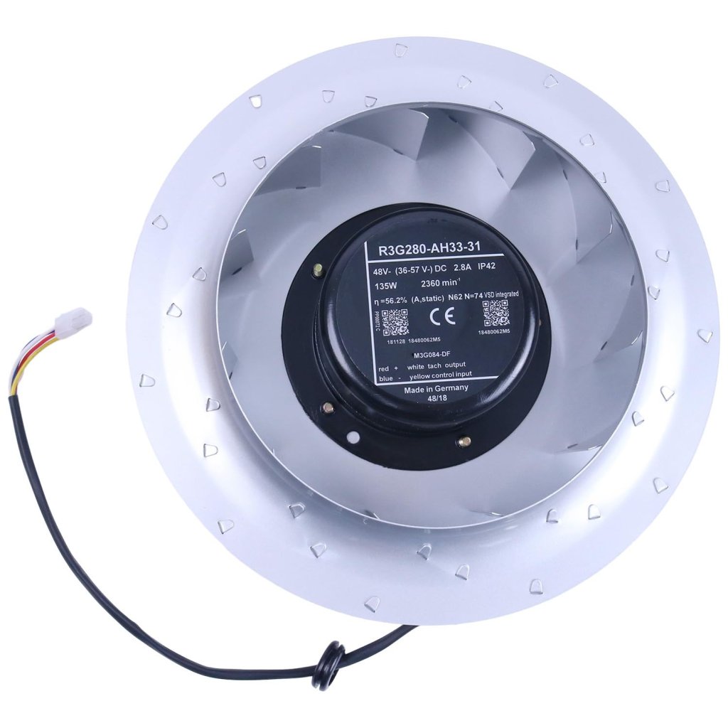 [Imagem VENTILADOR 2360RPM 135W 48VCC 2,8A IP42 R3G280AH3331 EBM-PAPST]