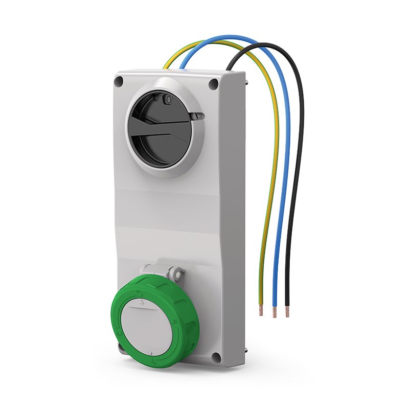 [Imagem do produto TOMADA DE EMBUTIR 2P+T 16A 2H 407.16832 SCAME]