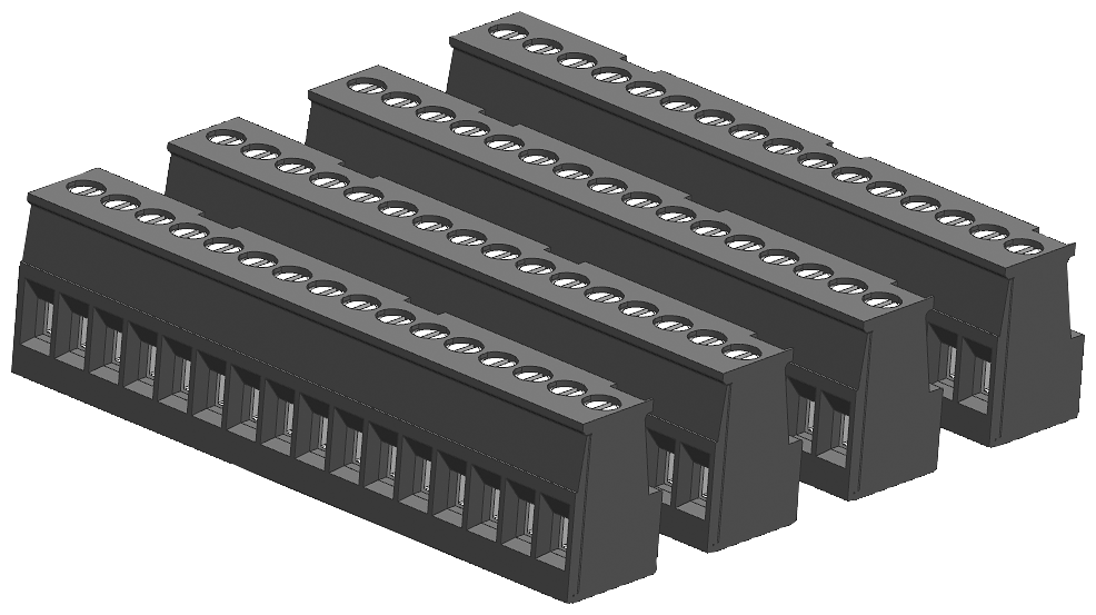 SIMATIC S7-1200 TIN-PLATED JOINT BLOCK 16 PINS, SCREW PU 4 6ES72921AR300XA0 SIEMENS