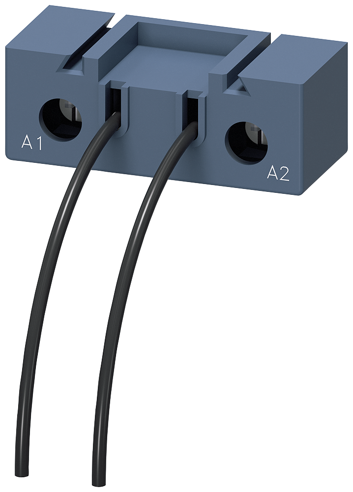 [Imagem MÓDULO DE CONEXÃO DE BOBINA PARA CONTATORES PARA MANOBRA DE MOTORES TAM. S0+ 3RT29264RB11 SIEMENS]