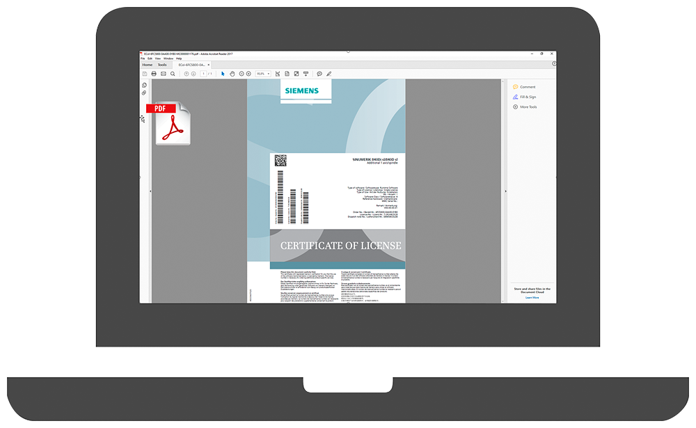 [Imagem LICENÇA SAFETY FUNÇÕES ESTENDIDAS INTEGRADAS DE SEGURANÇA 6SL30740AA100AA0 SIEMENS]