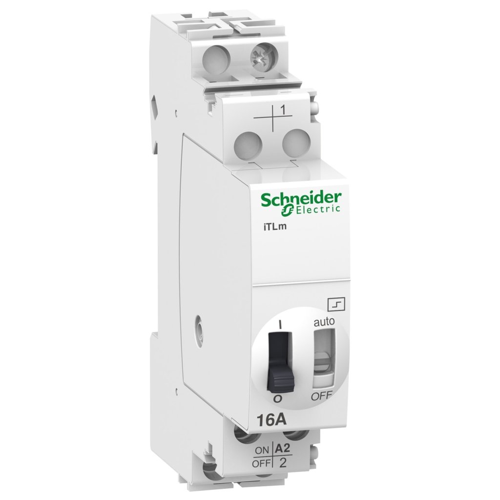 [Imagem RELE DE IMPULSO ACTI9 ITLM 16A 1NA 230VAC 50 60HZ COMANDO CENTRALIZADO A9C34811 SCHNEIDER]