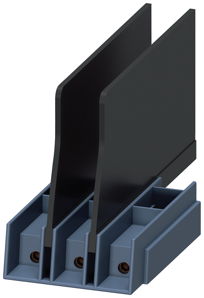 [Imagem do produto BLOCO DE BORNES COM PAREDES DE SEPARADOR DE FASES PARA CHAVE DE POTÊNCIA S3 3RV29481K SIEMENS]
