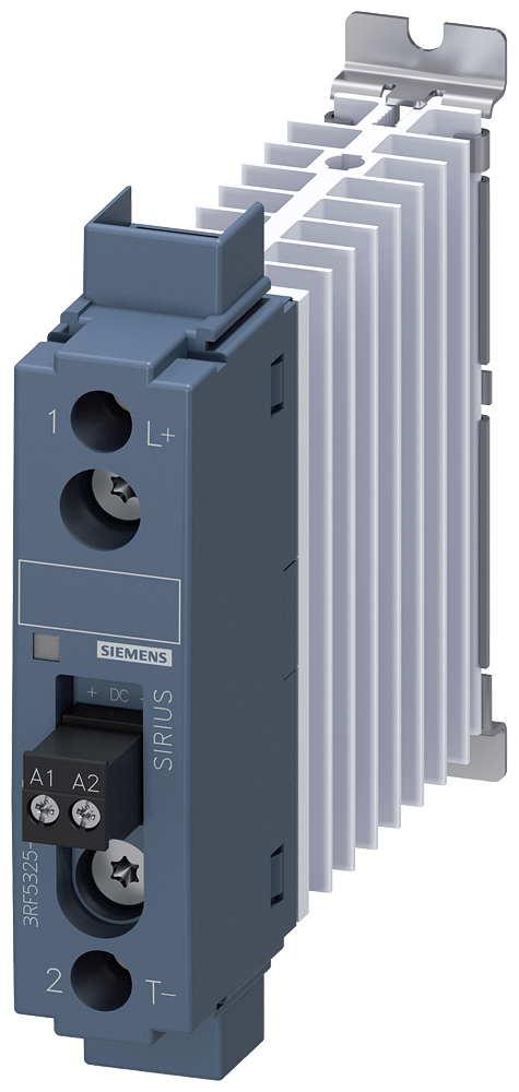 CONTATOR A SEMICONDUTOR 3RF5 DE 1 POLO LARGURA 22,5 MM 23 A 24-1100 V CC, 3RF53251BA65 SIEMENS