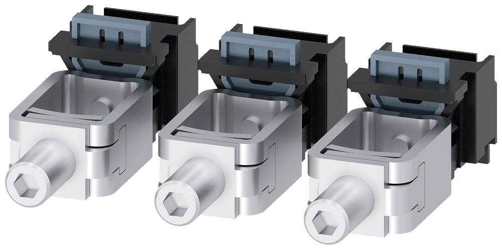 [Imagem TERMINAL COM MOLDURA 3 PÇ. ACESSÓRIOS PARA: 3VA51 3VA91330JA11 SIEMENS]