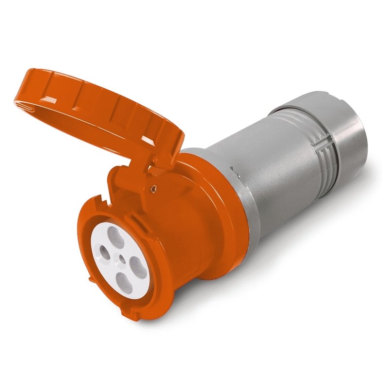 [Imagem do produto TOMADA MÓVEL 60A 3P 4W 12H IP67 125/250V SCM460C12W SCAME]