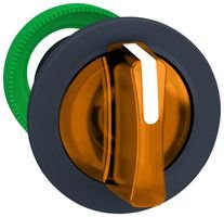 [Imagem CABEÇOTE PARA CHAVE SELETORA LUMINOSA FACEADA Ø30MM PLÁSTICO 3 POSIÇÕES RETORNO POR MOLA LARANJA ZB5FK1853 SCHNEIDER]