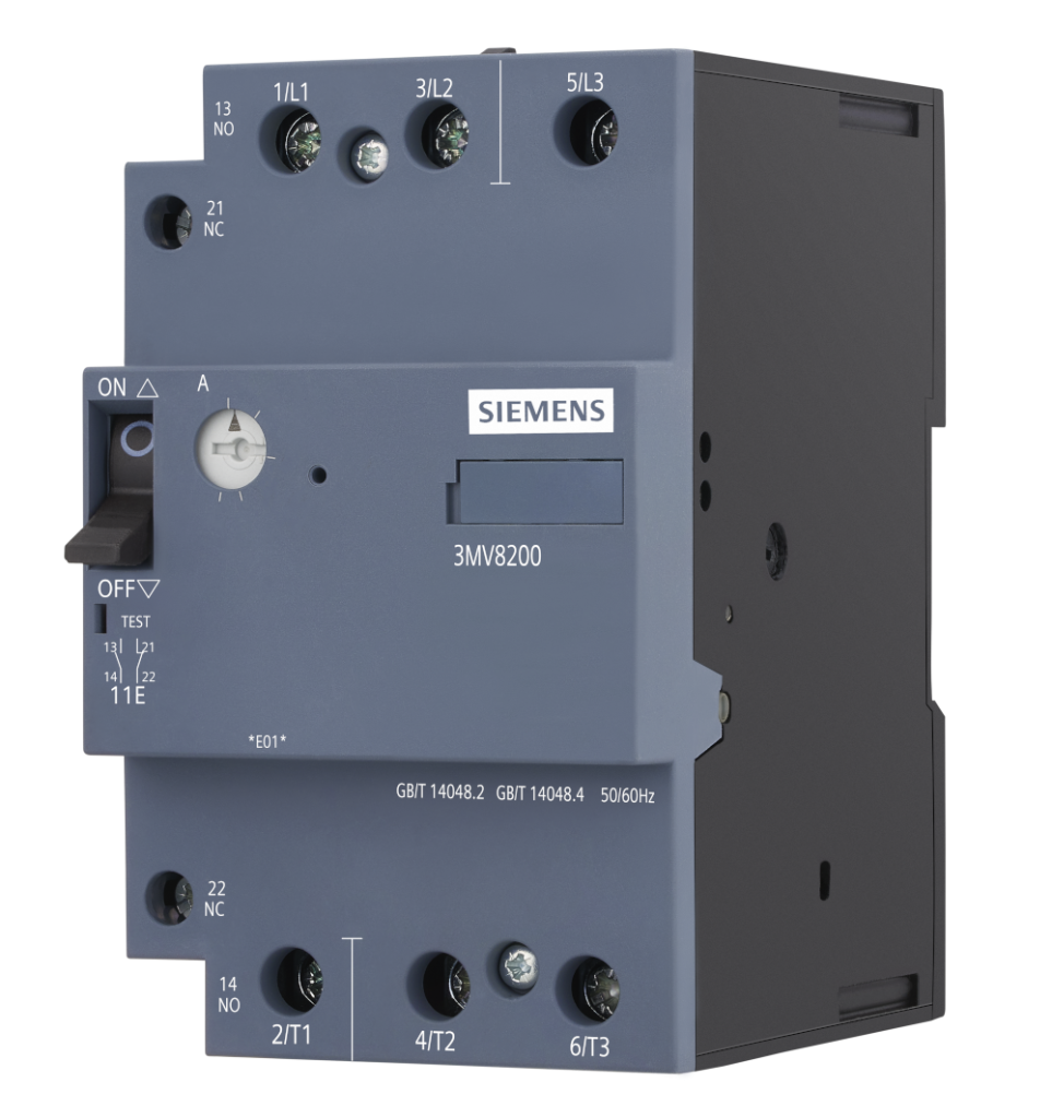 DISJUNTOR-MOTOR 2,4-4 A 1NA+1NF PARA PROTEÇÃO DE MOTOR COM BORNE PARAFUSO 3MV82001MJ00 SIEMENS
