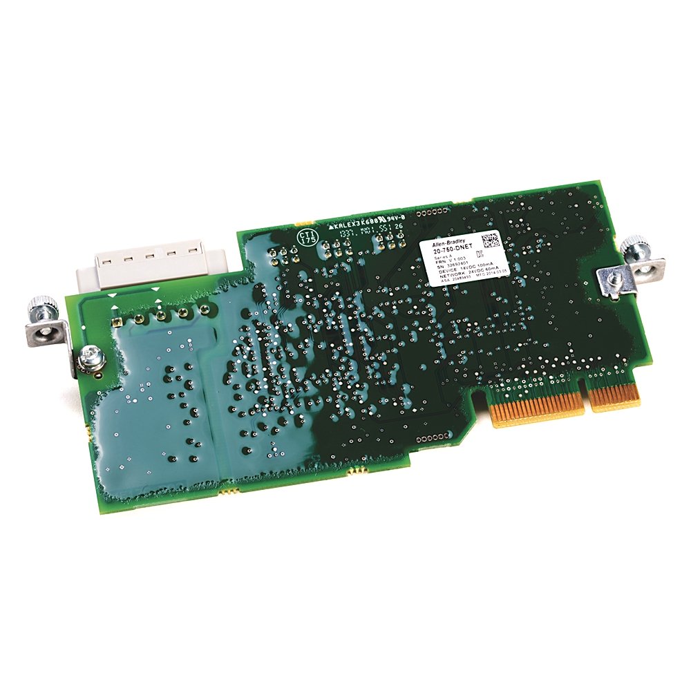 [Imagem PLACA COMUNICAÇÃO PARA INVERSOR  DE FREQUÊNCIA POWERFLEX 750 20750DNET ROCKWELL ALLEN BRADLEY]