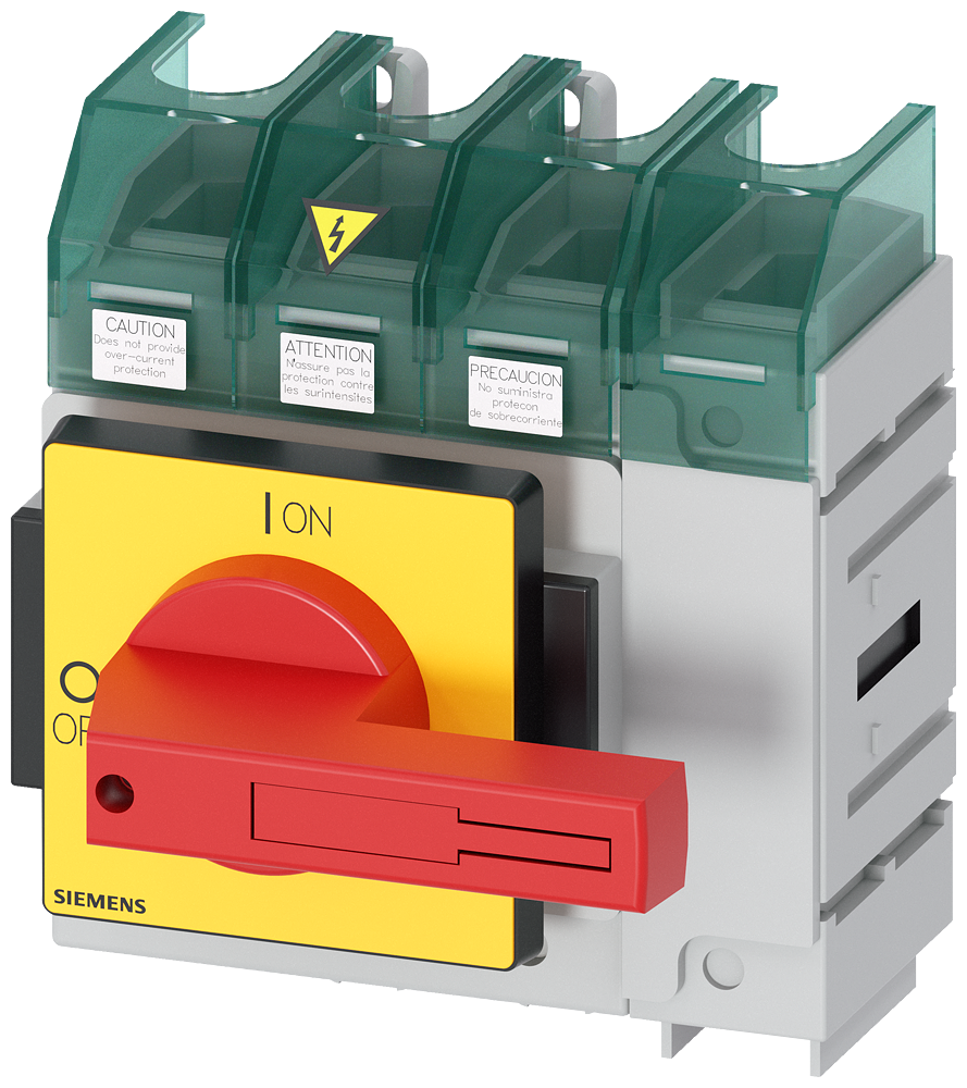 SECCIONADOR DE CORTE EM CARGA 3LD5 UL INTERRUPTOR DE PARADA DE EMER 3LD58000TL13 SIEMENS