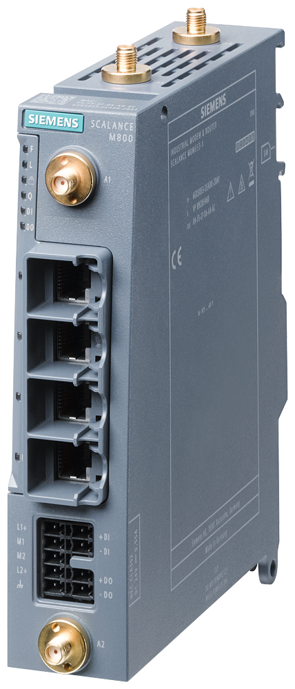 [Imagem do produto SCALANCE MUM853-1 (EU), ROUTER 5 G, ETHERNET&LT;-&GT;3/4/5G, VPN, FIREWALL, NAT 6GK58532EA002DA1 SIEMENS]