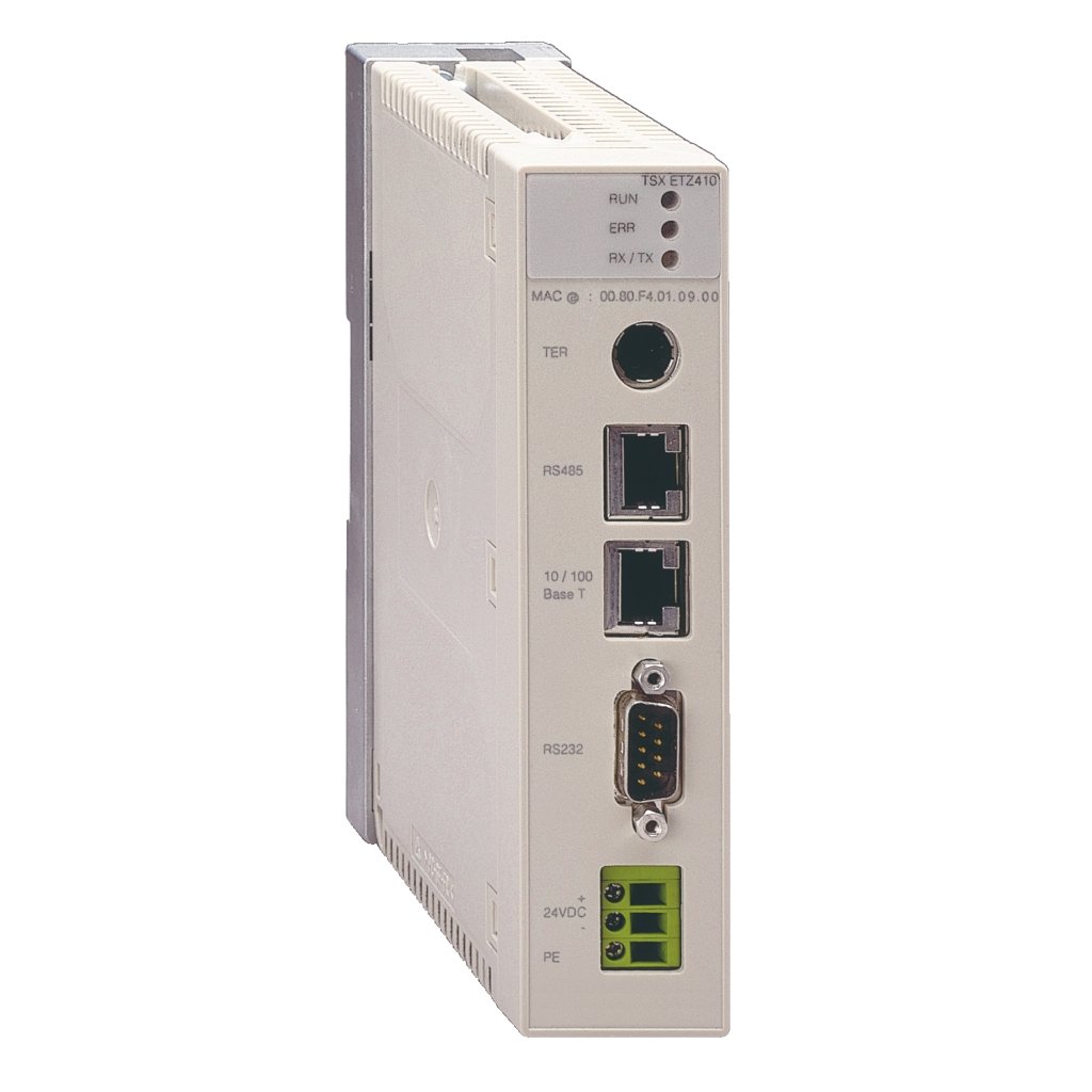 [Imagem do produto MÓDULO ETHERNET 10/100 MBIT/S 24VCC TSXETZ410 SCHNEIDER]