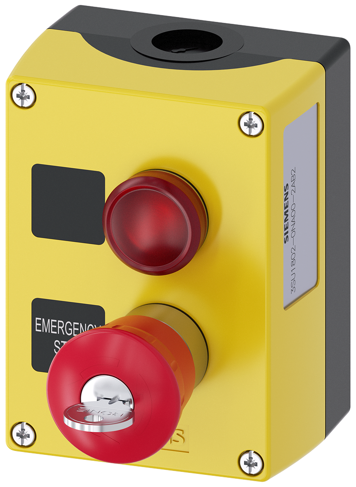 CARCAÇA PARA APARELHO DE COMANDO 22MM REDONDA 3SU18020NA002AB2 SIEMENS