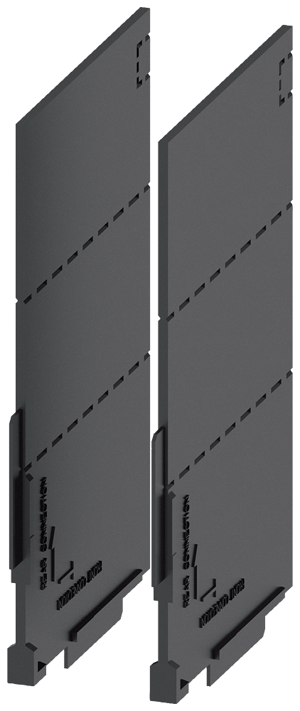 [Imagem SEPARADORES DE FASES 2 PÇS. ACESSÓRIOS PARA: 3VA41/51 3VA91320WA00 SIEMENS]