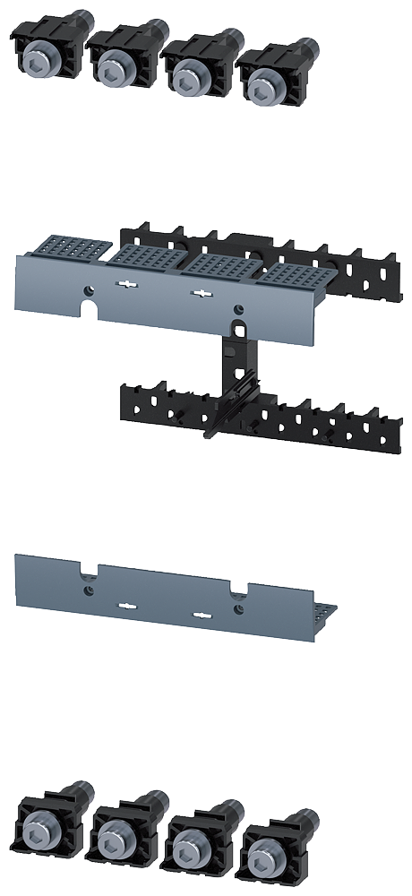 UNIDADE DE CONEXÃO CONJUNTO DE MONTAGEM DE CONVERSÃO PARA MCCB ACESSÓRIOS PAR 3VM92140KP10 SIEMENS