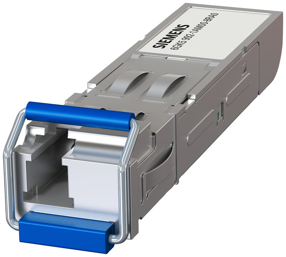 TRANSCEPTOR DE ENCAIXE SFP992-1BX10R 1X 1000 MBIT/S LC VIDRO SM MÁX. 10 KM 6GK59921AM008RA0 SIEMENS