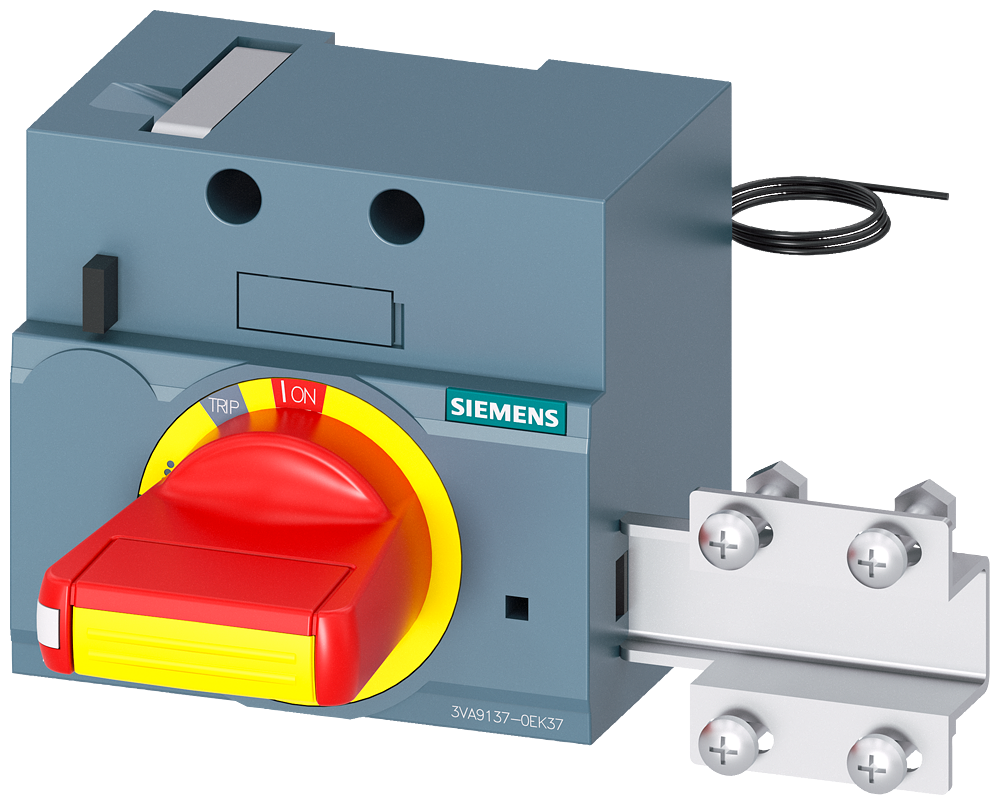 ACIONAMENTO GIRATÓRIO FRONTAL DE DESLIGAMENTO DE EMERGÊNCIA IP30 NEMA TIPO 1, 3VA91370EK37 SIEMENS