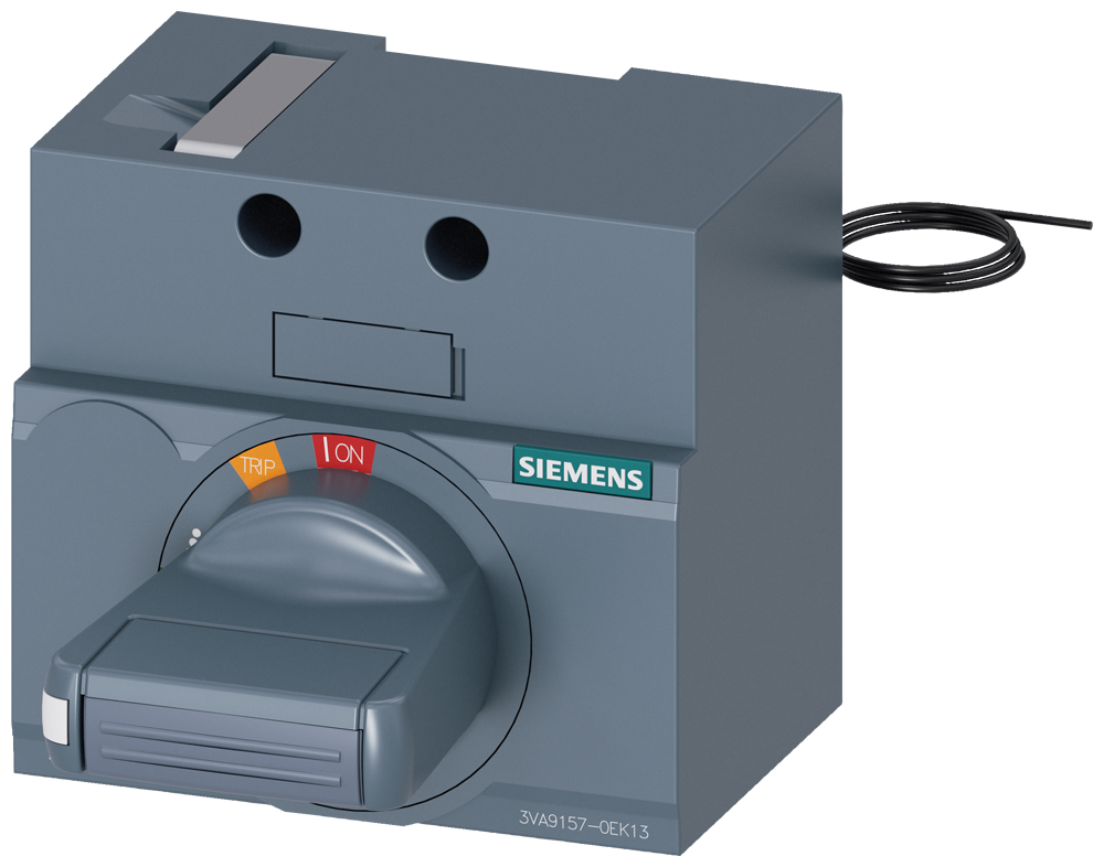ACIONAMENTO ROTATIVO FRONTAL PADRÃO IEC IP30/40 KIT DE ILUMINAÇÃO 24V CC ACES 3VA91570EK13 SIEMENS