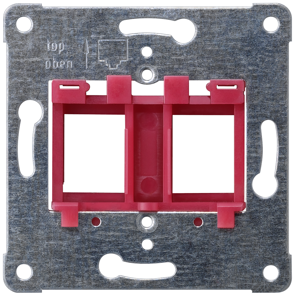 PLACA PORTANTE CONECTOR MODULAR PARA INSTALAÇÃO DE ATÉ 2 CONECTORES ENCAIXÁVEL 5TG2078 SIEMENS