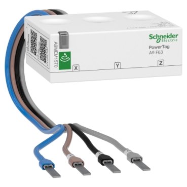 [Imagem SENSOR ENERGIA POWERTAG ACTI9 3PN 63A FLEX A9MEM1570 SCHNEIDER]