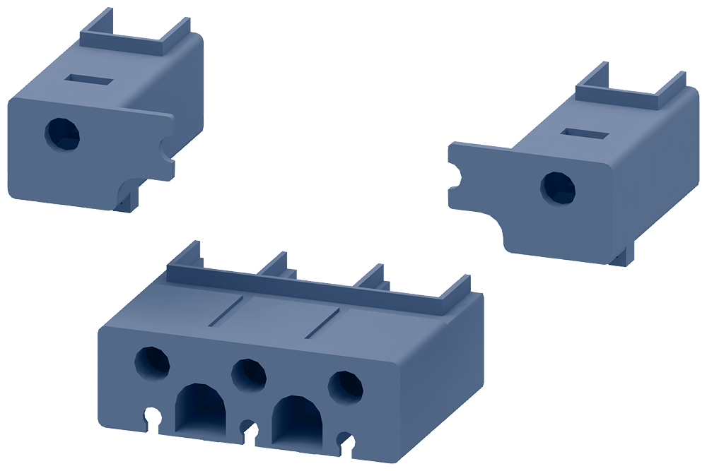 COBERTURA PARA BORNES PARA TERMINAL COM MOLDURA DE 4 POLOS CONTATOR TAM. S2 3RT29364EA4 SIEMENS