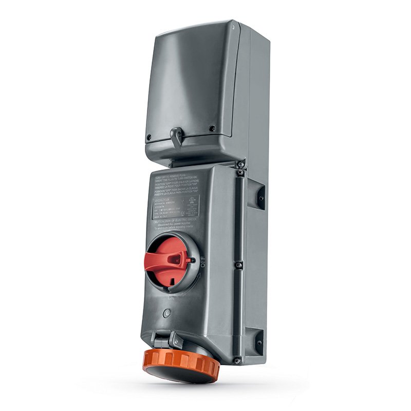 [Imagem do produto TOMADA DE EMBUTIR INTERTRAVAMENTO 20A 3P 4W 12H SCM420MI12W-C SCAME]