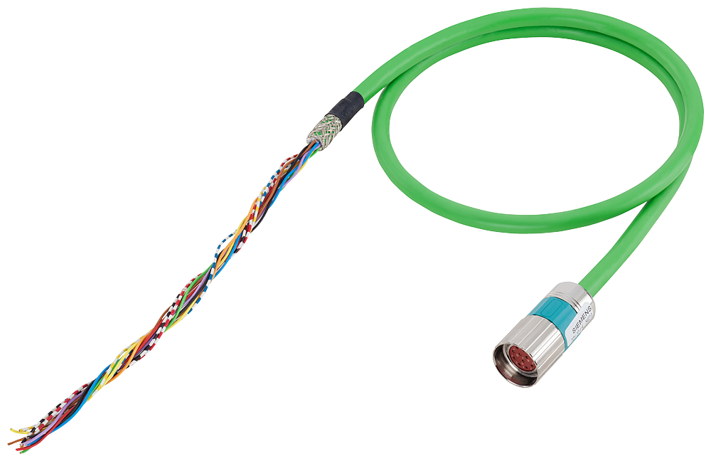 [Imagem do produto CABO DE SINAL 20M COM CONECTORES 6FX50022CA121CA0 SIEMENS]