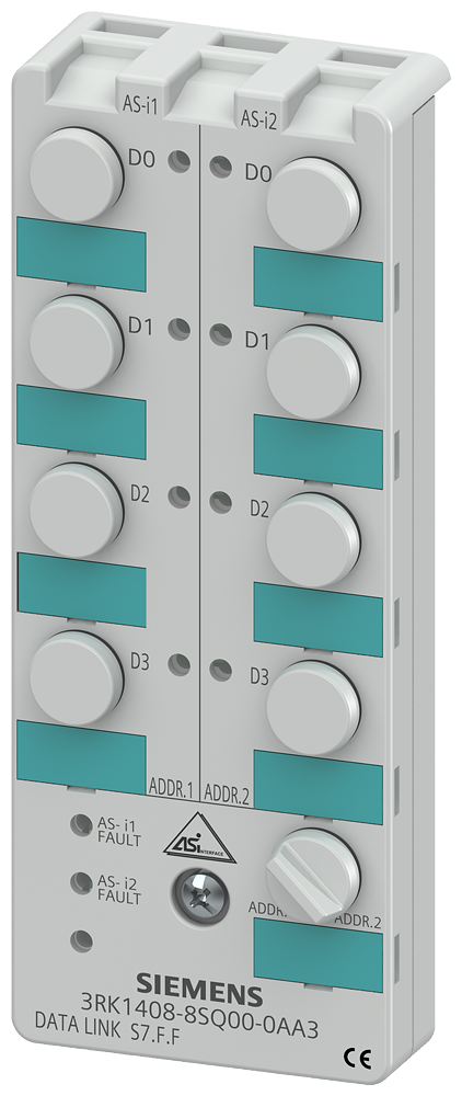 ACOPLADOR DE DADOS K60 IP67 DIGITAL 4DE/4DA VIRTUAL 3RK14088SQ000AA3 SIEMENS
