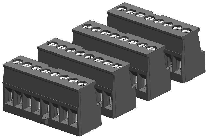 SIMATIC S7-1200 BLOCO DE JUNTA BANHADO COM ESTANHO 8 PINOS CHAVE À DIREITA PARAFUSO PU 4 6ES72921AH400XA0 SIEMENS