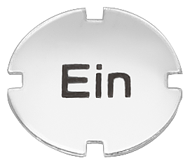 PLACA EMBUTIDA PARA BOTÃO DE PRESSÃO E BOTÃO DE PRESSÃO ILUMINADO PLANO TRA 3SB29014AB SIEMENS