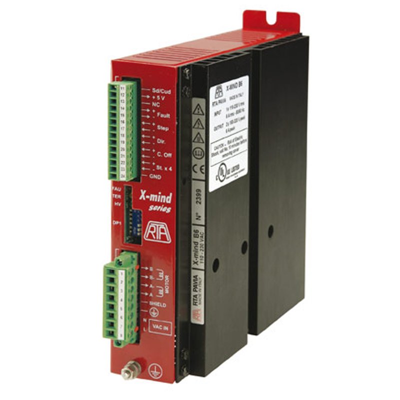 [Imagem SERVODRIVE 110/230V AC 3,4/6,0A 660-1380VA 4000 MICROSTEP X-MIND B6 RTA PAVIA]
