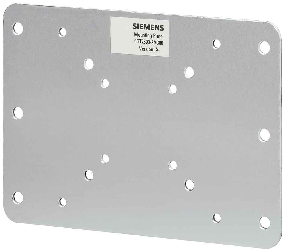 [Imagem PLACA DE FIXAÇÃO EM ALUMÍNIO PARA LEITOR RF610R, RF615R E ANTENAS RF615A, RF622A 6GT28902AC00 SIEMENS]