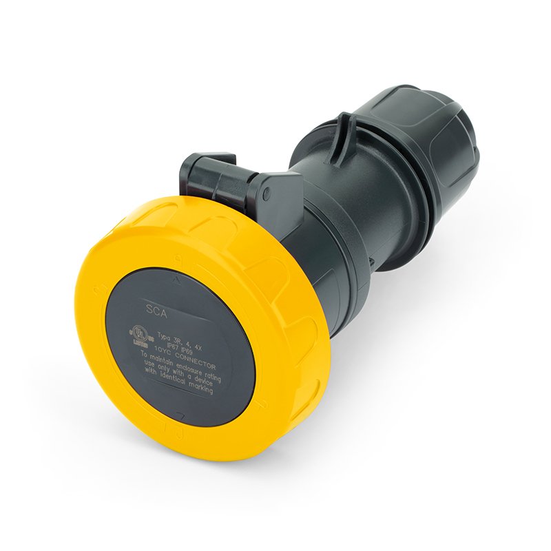 [Imagem do produto TOMADA MÓVEL 20A 2P 3W 4H IP67 125V SCA320C4W SCAME]