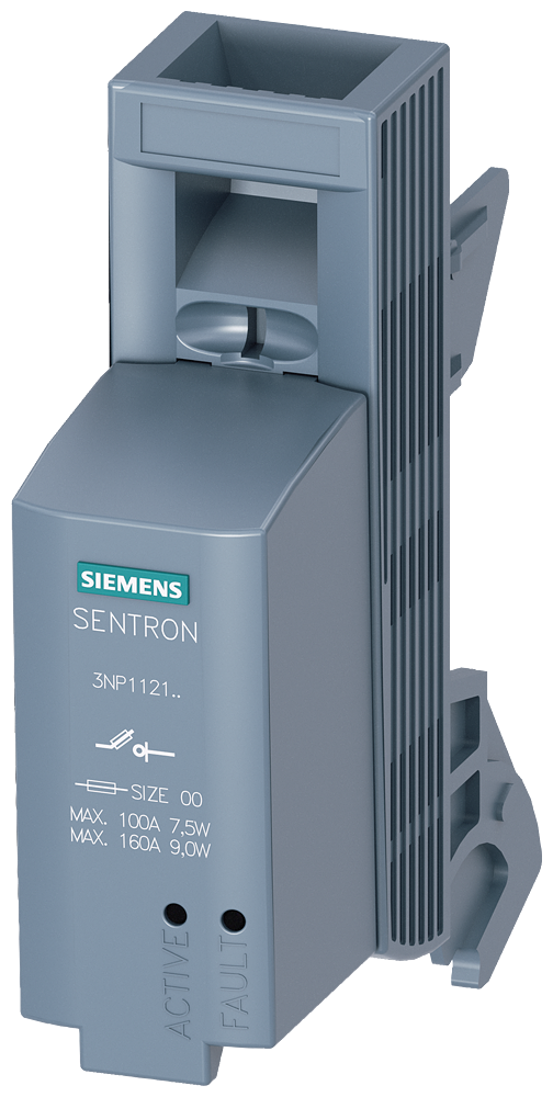 UNIDADE DO MANÍPULO COM EFM15 PARA TAMANHO NH000 DE 1 POLO CC 120 - 440V AC 3NP19211GB44 SIEMENS