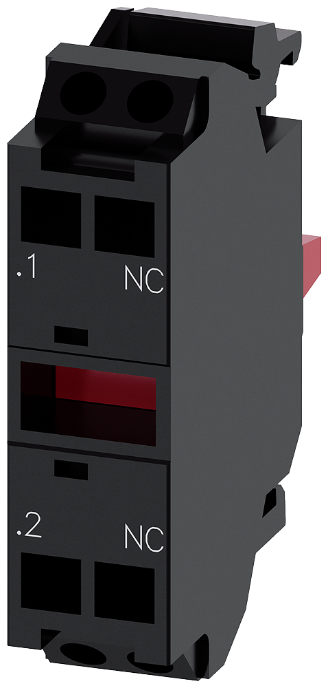 MÓDULO DE CONTATOS COM 1 ELEMENTO DE COMUTAÇÃO 1NF CONEXÃO DE MOLA PARA FI 3SU14001AA103CA0-ZX90 SIEMENS