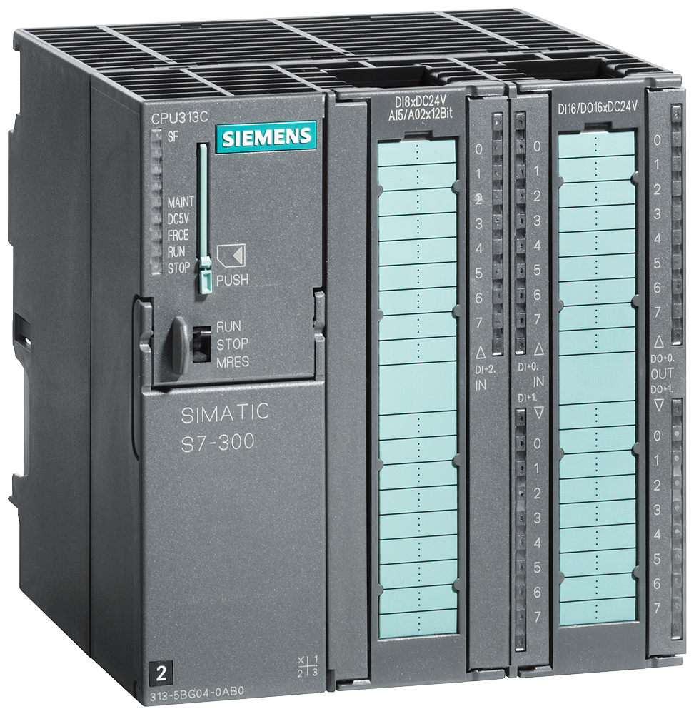 [Imagem CPU COMPACTA 313C O 4AI 2AO 1 PT100 SIMATIC S7-300 6ES73135BG040AB0 SIEMENS]