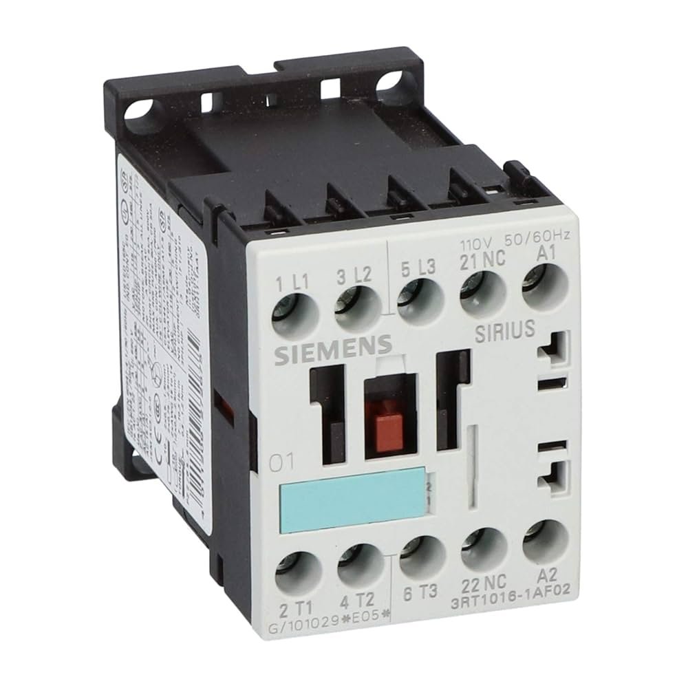 [Imagem CONTATOR AC-3 9A 1NF 110 VCA 50/60HZ 3RT10161AF02 SIEMENS]