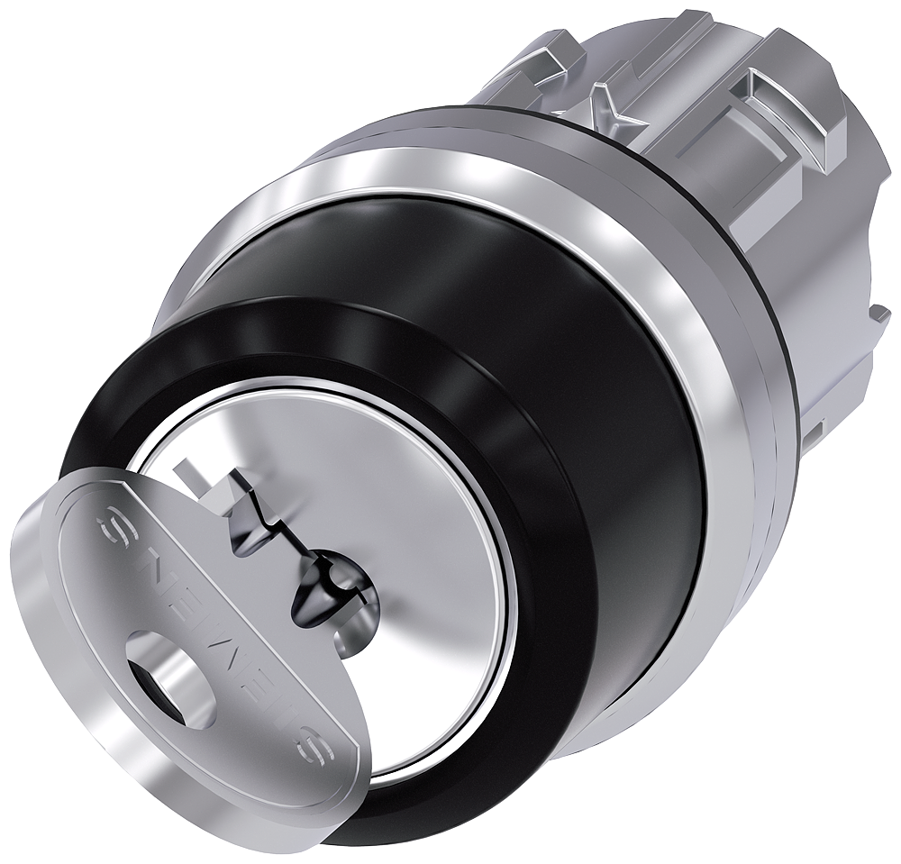 INTERRUPTOR DE CHAVE RONIS 22 MM REDONDO METAL DE ALTO BRILHO 3SU10504CC010AA0-ZX90 SIEMENS