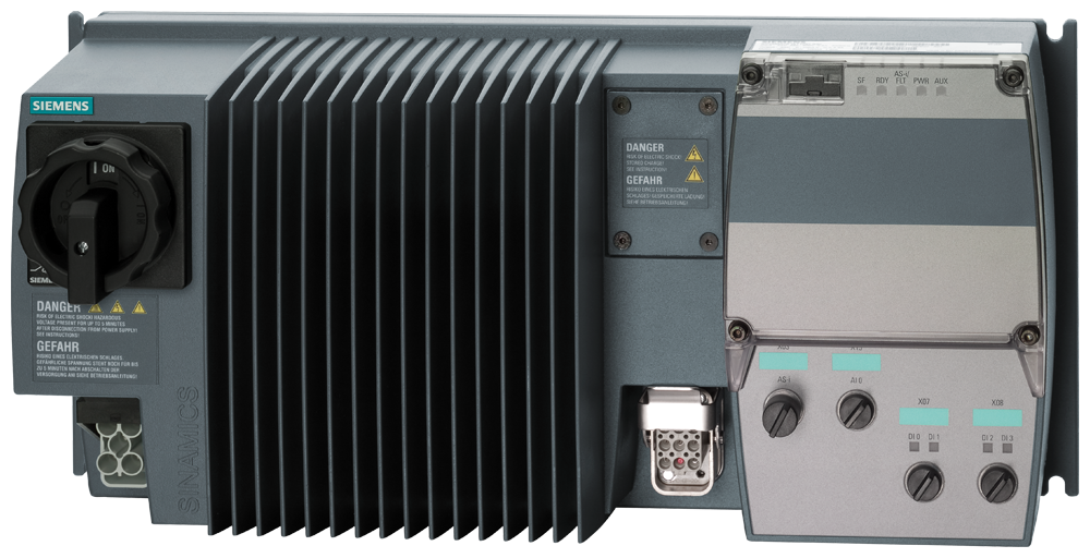 [Imagem do produto INVERSOR DE FREQUÊNCIA TRIFÁSICO 4KW 10,2A 380/500V 47/63HZ 6SL35111PE240AM0 SIEMENS]