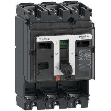 [Imagem do produto ESTRUTURA DISJUNTOR NSX250FDC TRIPOLAR C25F3D SCHNEIDER]