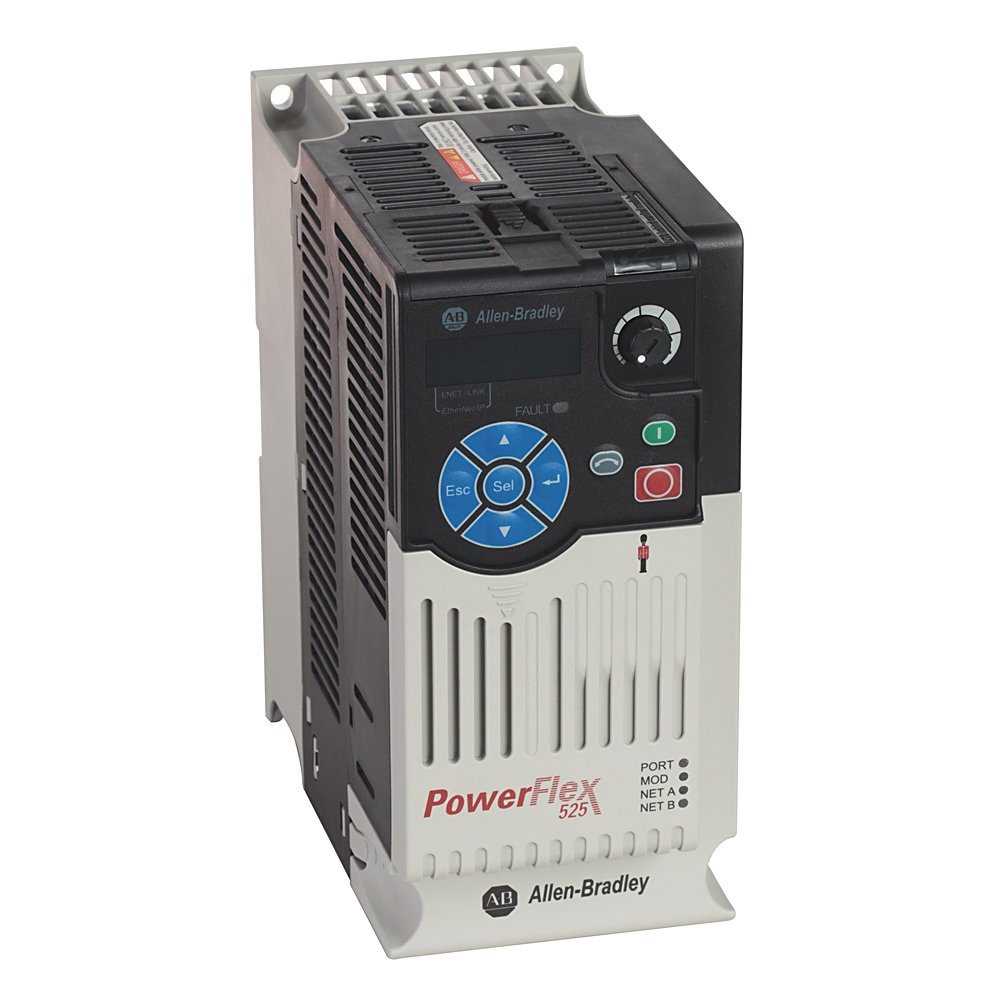 [Imagem INVERSOR DE FREQUÊNCIA TRIFÁSICO 4KW 10,2A 380/480V 47/63HZ 25BD010N104 ROCKWELL ALLEN BRADLEY]