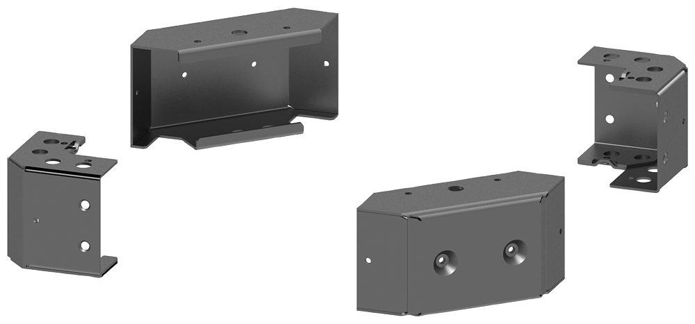 SOQUETE PARA ARMÁRIO DE CANTO A: 200 MM RAL 7035 8MF12002ES SIEMENS