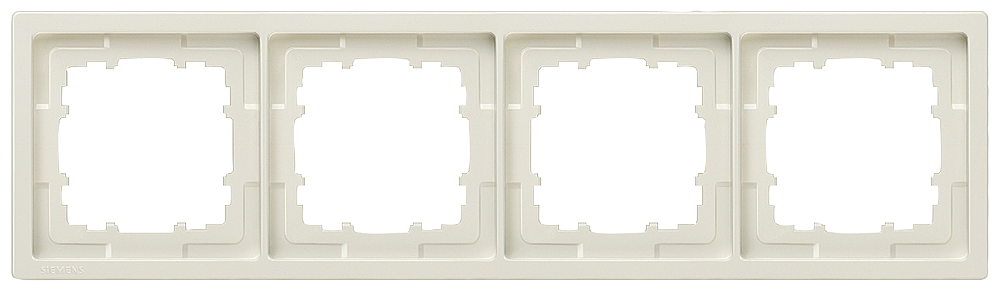 MOLDURA TITÂNIO BRANCO 4X 5TG1324 SIEMENS