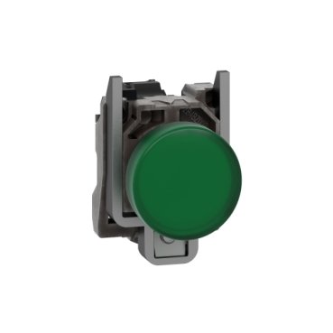 [Imagem SINALIZADOR MODULAR Ø22MM METÁLICO, LED, VERDE, 110...120VCA XB4BVG3 SCHNEIDER]