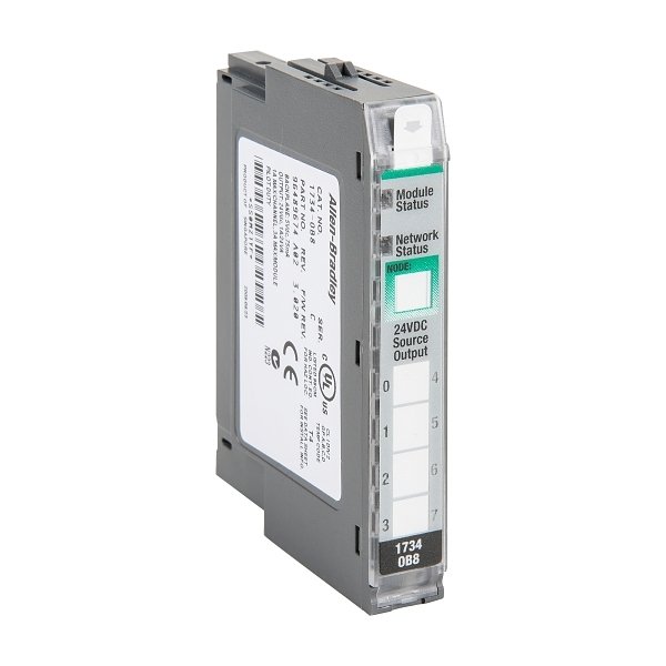 [Imagem do produto MÓDULO DE SÁIDA 8 CANIAS 24VDC 1734OV8E ROCKWELL ALLEN BRADLEY]