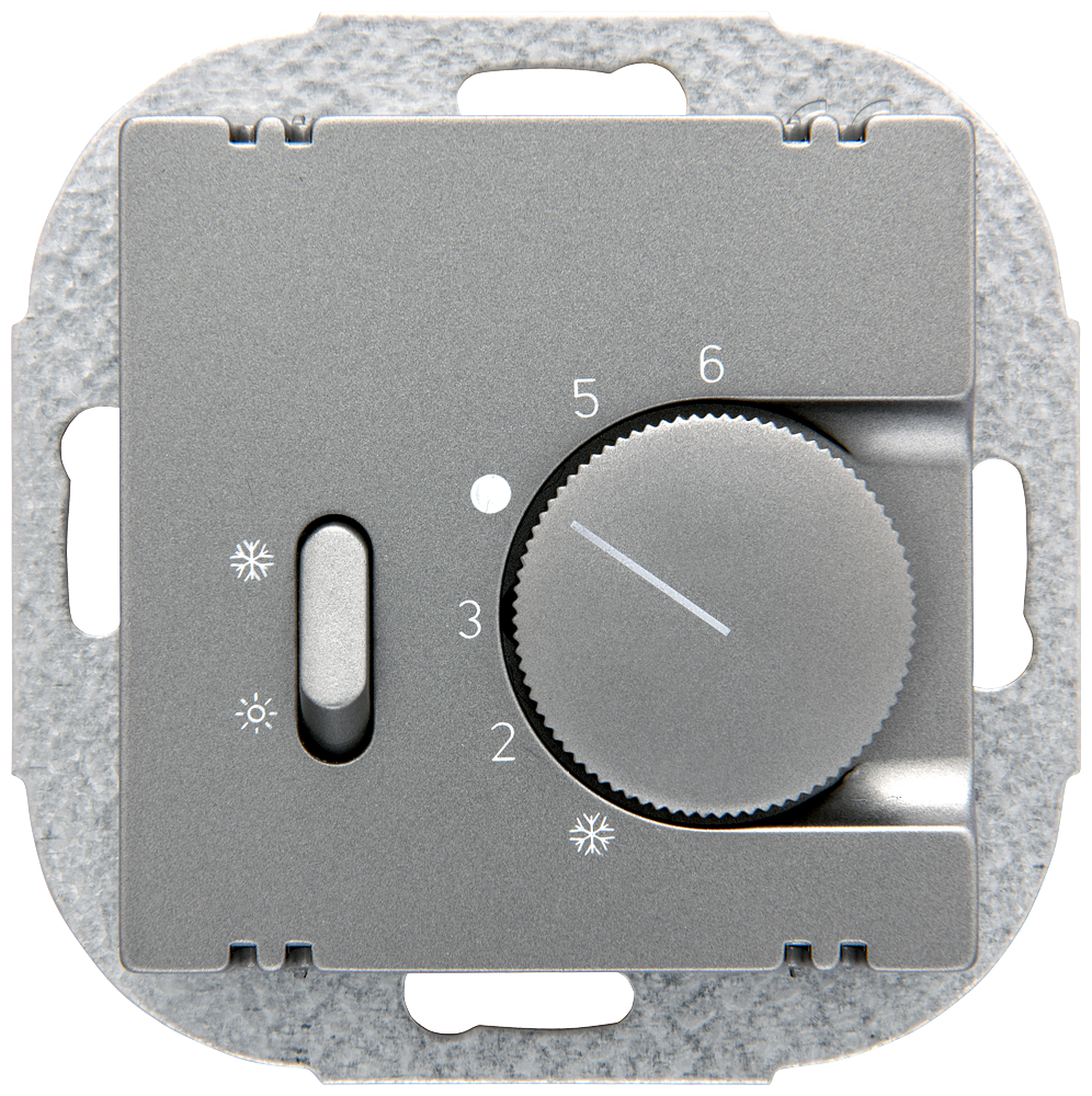 REGULADOR DA TEMPERATURA AMBIENTE METÁLICO PLATINADO 5TC97744PM00 SIEMENS